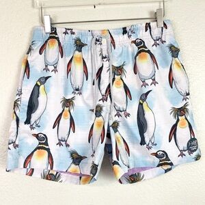 Psycho Tuna Penguin Crew Swim Shorts Size M